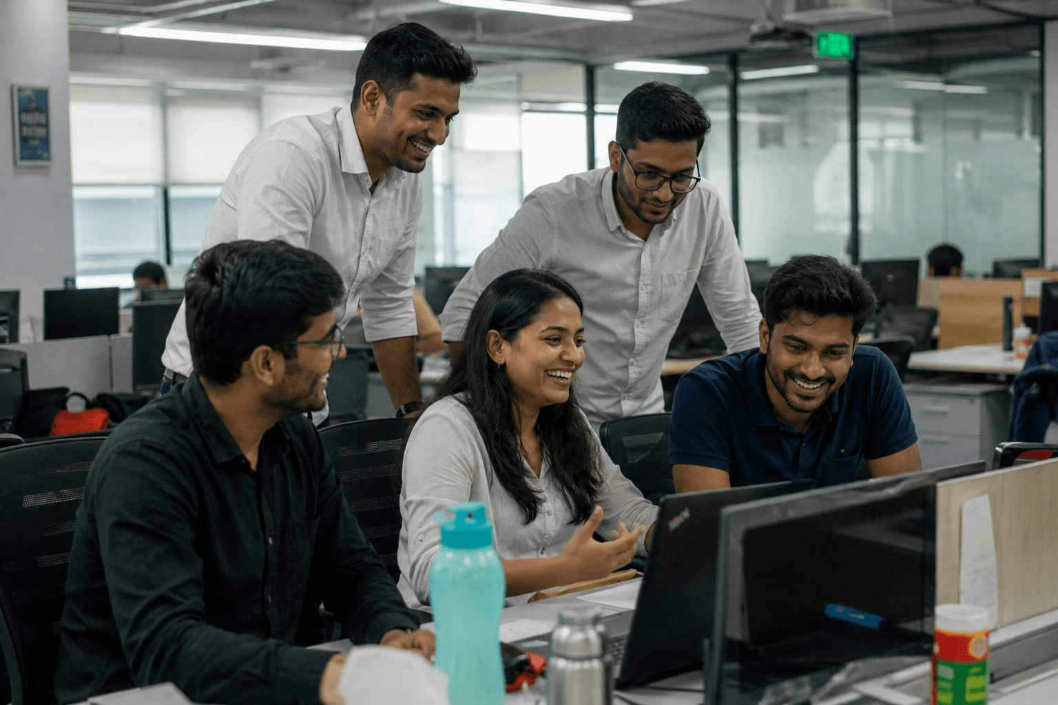 TripWrip team working together in office